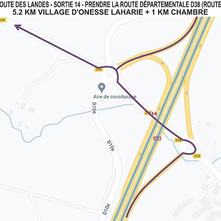 Chambre Au Pied De La Foret Onesse-et-Laharie Eksteriør bilde
